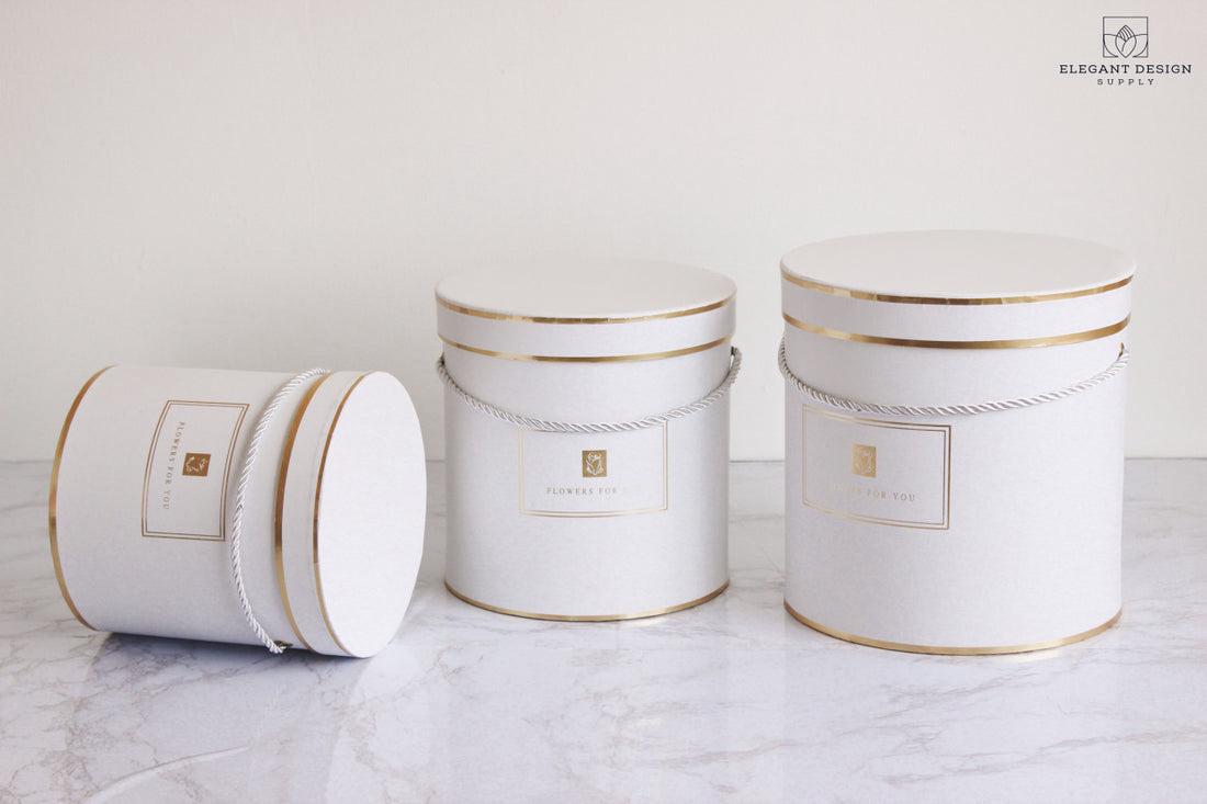 طقم 3 صناديق مجموعة صناديق الدائرة الفاخرة