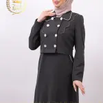 فستان القصة المزدوجة