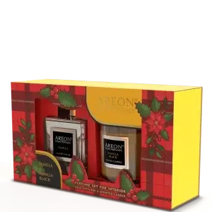 عطر 150 مل فانيلا بلاك + شمعه فانيال بلاك