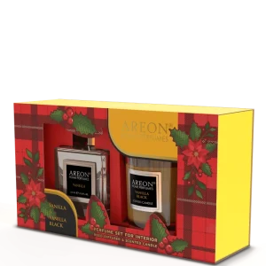 عطر 150 مل فانيلا بلاك + شمعه فانيال بلاك