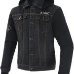 جاكيت جينز لسائق الدراجة +حماية