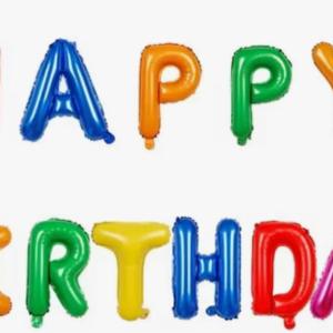 بالون على شكل ,happy birthday,