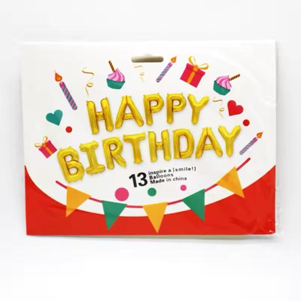 بالون على شكل ,happy birthday,