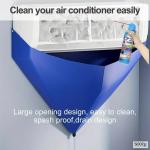 غطاء تنظيف مكيف الهواء بفتحة كبيرة مع حقيبة تجميع الماء والاوساخ