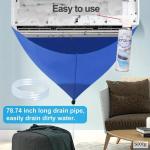 غطاء تنظيف مكيف الهواء بفتحة كبيرة مع حقيبة تجميع الماء والاوساخ