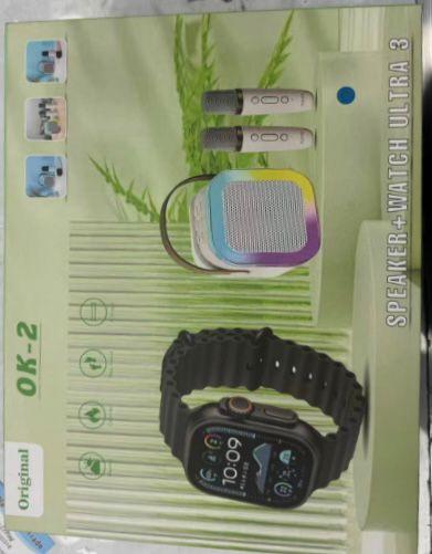 ساعة ذكية مع اكسسورات كاملة