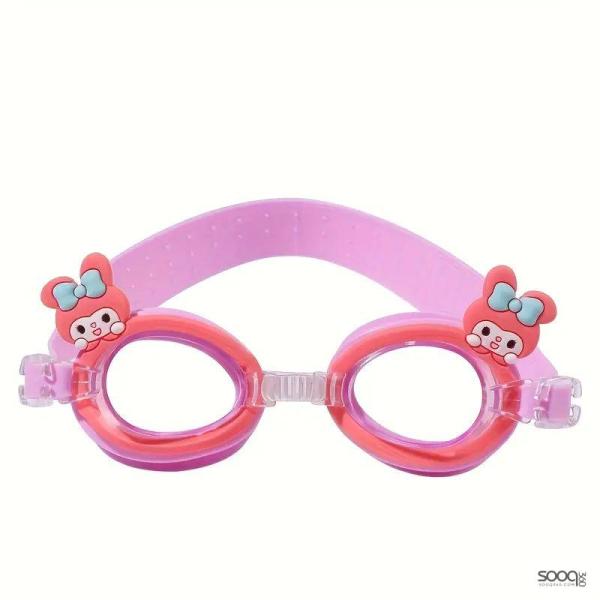 نظارة سباحة للأطفال – زهري وأزرق 🌊