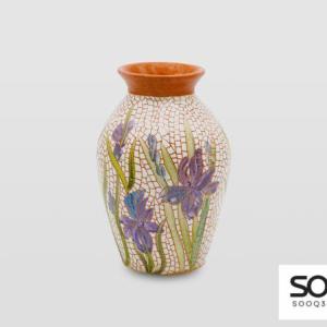 مزهرية مشغولات خزفية سوسنة