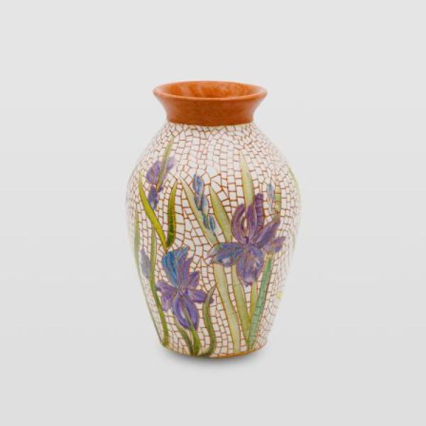 مزهرية مشغولات خزفية سوسنة