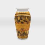 مزهرية مشغولات خزفية بادية وغروب