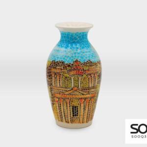 مزهرية مشغولات خزفية البتراء