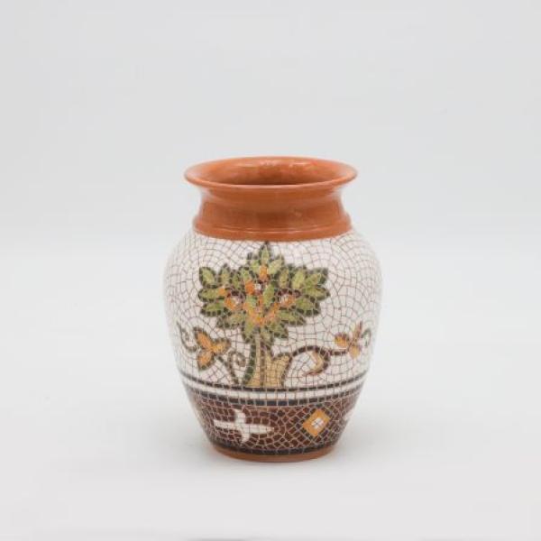 مزهرية مشغولات خزفية شجرة الحياة