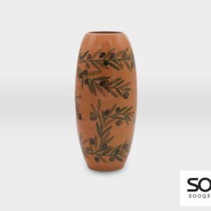 مزهرية مشغولات خزفية زيتون