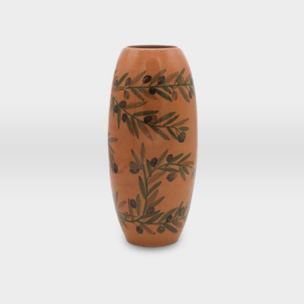 مزهرية مشغولات خزفية زيتون