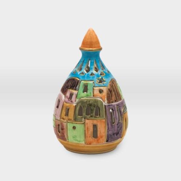 فانوس مشغولات خزفية قرية 