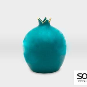 مزهرية مشغولات خزفية فيروزي