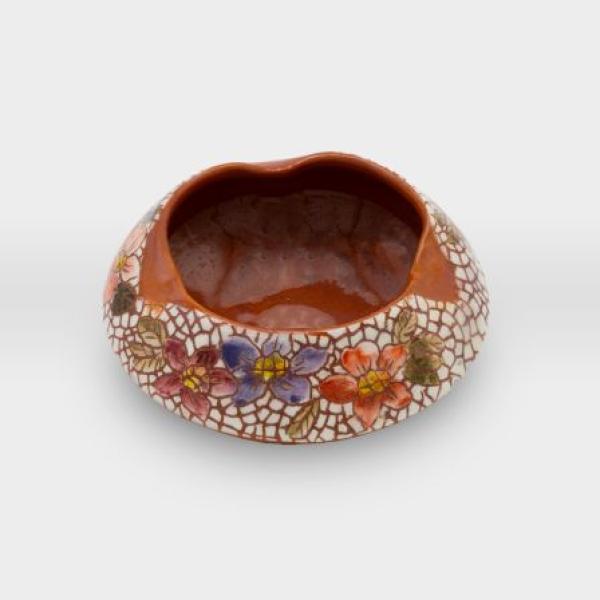 صحن مستطيل مشغولات خزفية انتيك