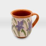 كأس مشغولات خزفية سوسنة