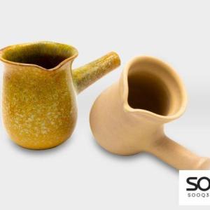 بكرج قهوة مشغولات خزفية 