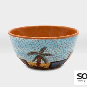 زبدية مشغولات خزفية نخلة