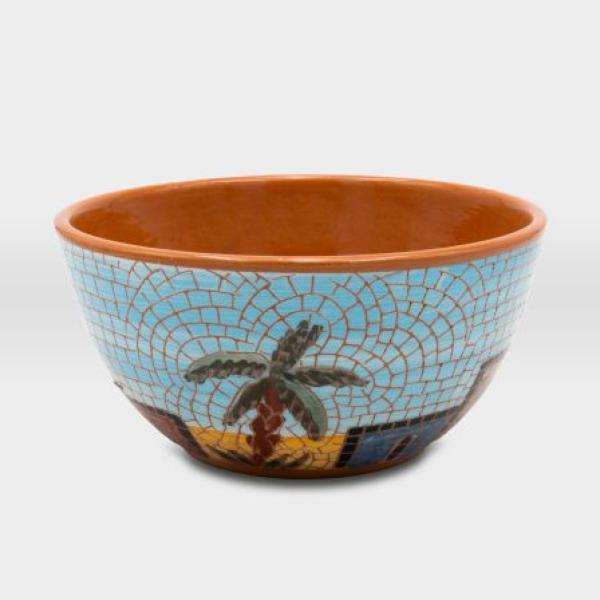 زبدية مشغولات خزفية نخلة