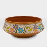 زبدية مشغولات خزفية ورود وزهور