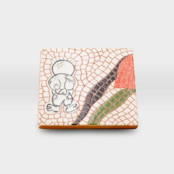 فنجان قهوة عربية مشغولات خزفية فسفاء حنظلة