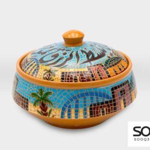 مضيفة مشغولة خزف شكلة القرية