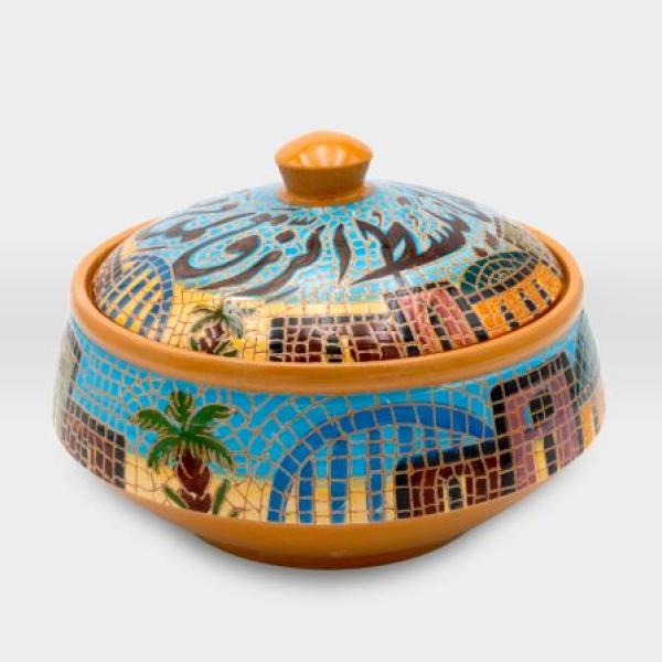 مضيفة مشغولة خزف شكلة القرية