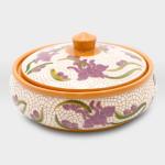 مضيفة مشغولات خزفية سوسنة