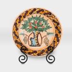 لوحة فسيفساء بارز مشغولات خزفية شجرة الحياة