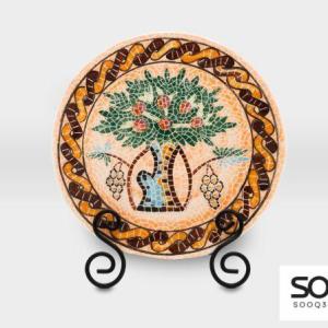 لوحة فسيفساء بارز مشغولات خزفية شجرة الحياة