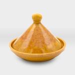 مضيفة مع غطاء مشغولات خزفية