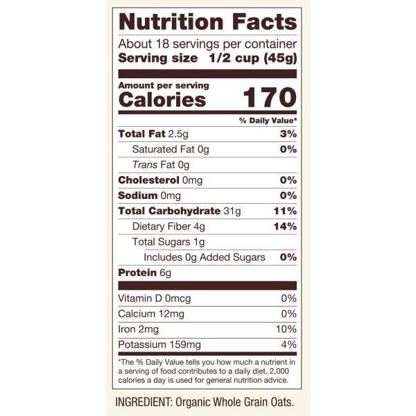 ريد ميل شوفان سريع التحضير عضوي 794 غ