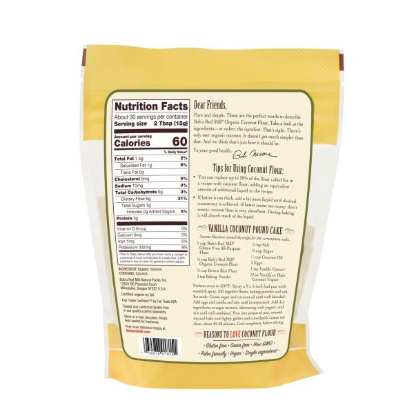 ريد ميل طحين جوز الهند العضوي 453 غ