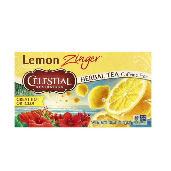 سليستيال شاي ليمون وزننجبيل منزوع الكافيين 47غ