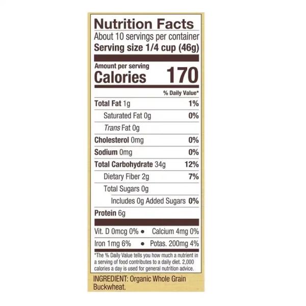 ريد ميل حبوب الحنطة السوداء عضوي 454 غ