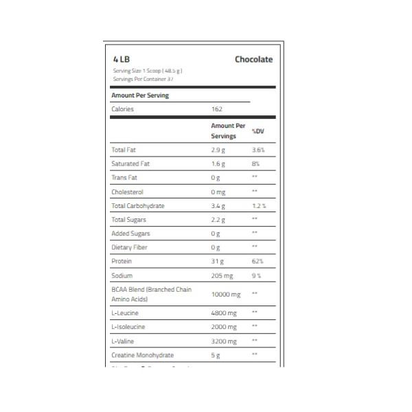 بودي بيلدر واي نيترو كرياتين 1.81كغم 37 حصة