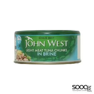 جون وست لحم تونا لايت خفيف قطعة كبيرة في الماء 170غ
