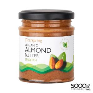 كليرسبرينج زبدة اللوز العضوية الناعمة 170غ