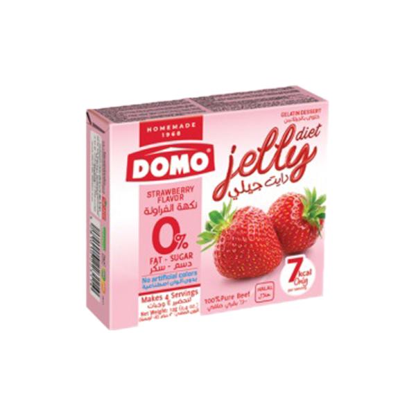 دومو جيلي فراولة لايت 12 غ