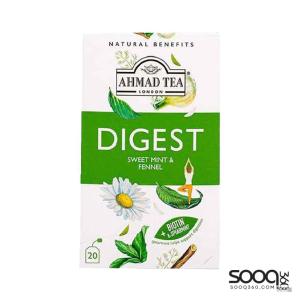 شاي احمد هضمي بطعم النعناع 20مغلف