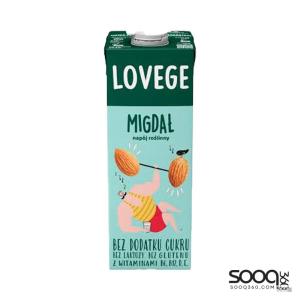 لوفج حليب اللوز خالي سكر مضاف 1 لتر