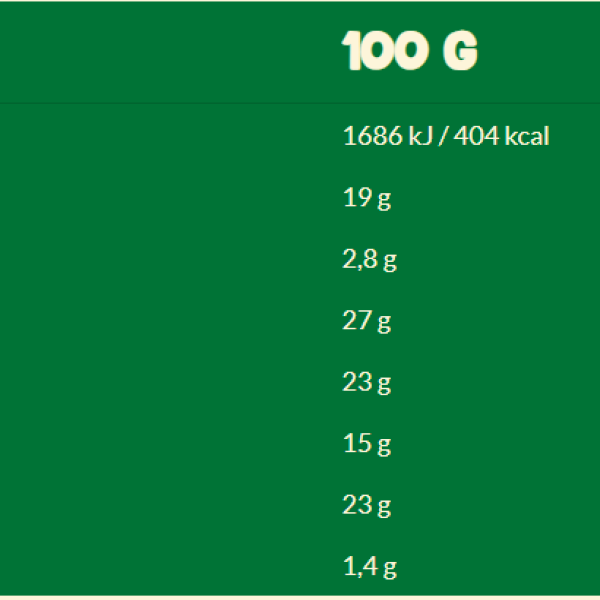 جود كالوريز بروتين بار فول سوداني مملح 45غ
