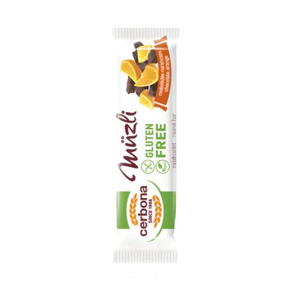 سيربونا موسلي بار شوكولاتة و برتقال 35 غ