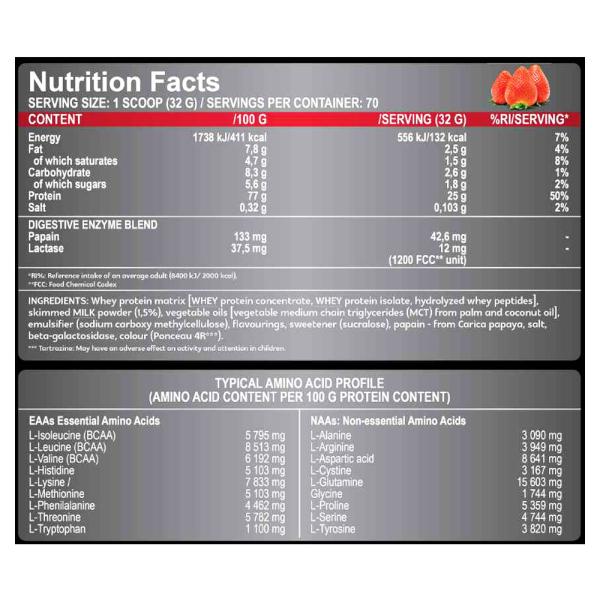 سوبريور بروتين 2.27كغم 70حصة فراولة
