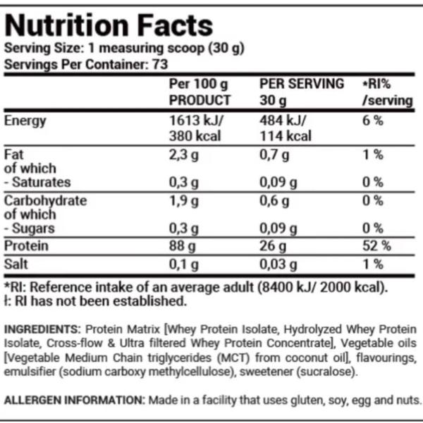 سوبريور ايزو برو 2.2كغم 73حصة شوكولاتة بيضاء وفراولة