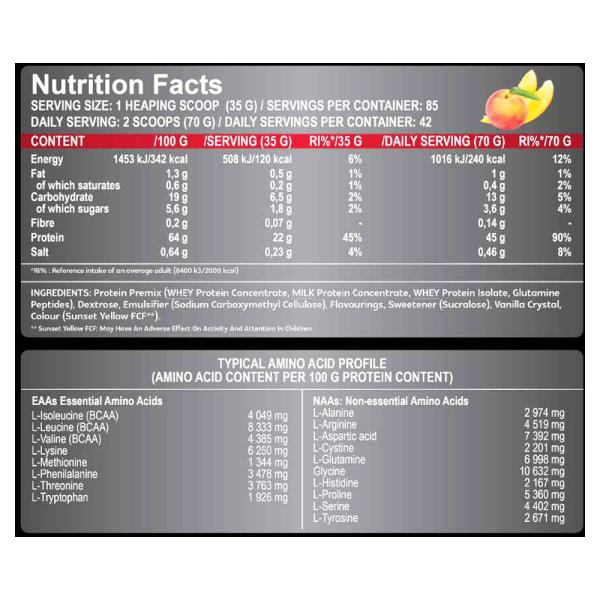 سوبريور كواترو بروتين 3كغم 85حصة مانجا