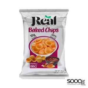 ريل نيوترشن شيبس بروتين باربكيو 60 غ