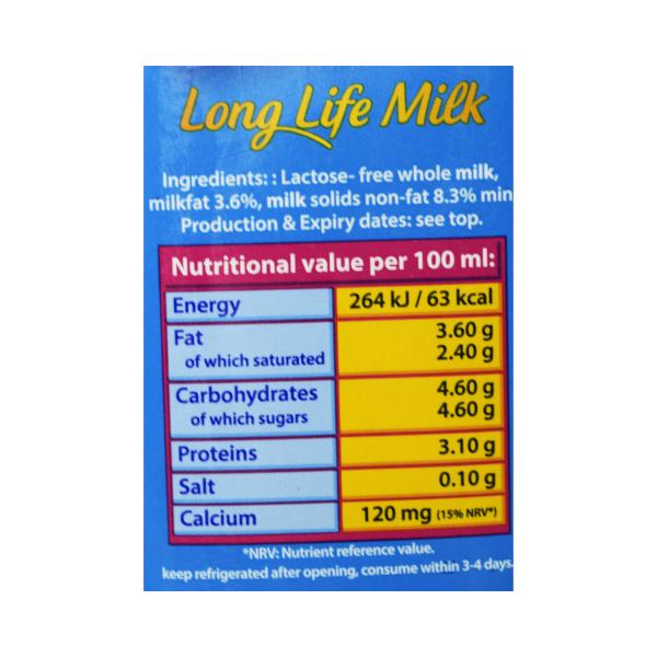 حليبنا حليب خالي لاكتوز 1 لتر